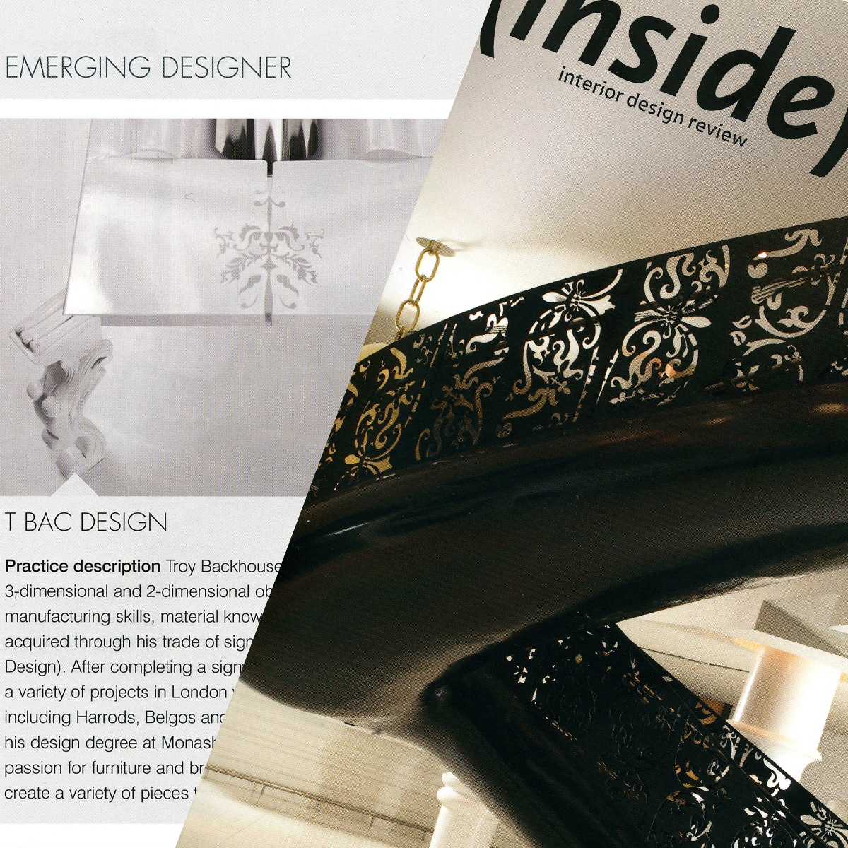 inside magazine Troy Backhouse publication